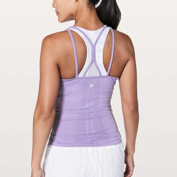 Lululemon Swiftly Tech Strappy Tank Enchanted Iris / Enchanted Iris - Picture 4 of 4